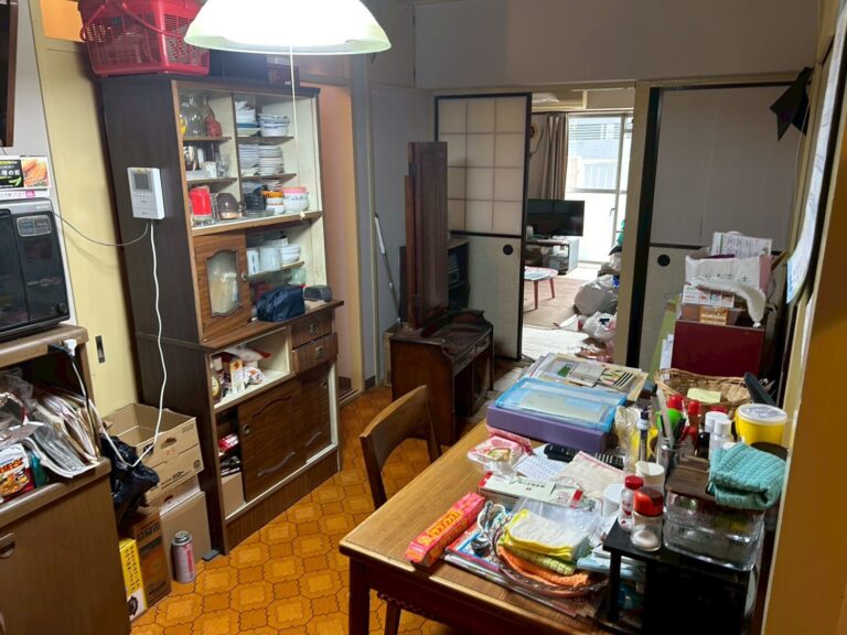 【名古屋市瑞穂区】マンション3LDKの退去片付け（5階）｜駐車場なしでも2日で全撤去の施工事例写真