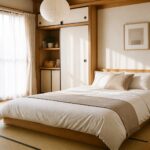 片付けが終わり整理されたリラックスできる寝室の様子（不用品整理後）