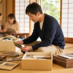 親の遺品整理を進める家族のイメージ