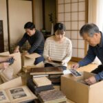 親の遺品整理 手順と方法 家族で作業するシーン