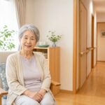 高齢の親が安心して暮らせる明るいバリアフリーの日本の住宅インテリア