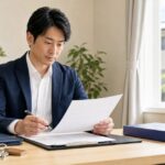強制退去の流れを確認する大家のイメージ