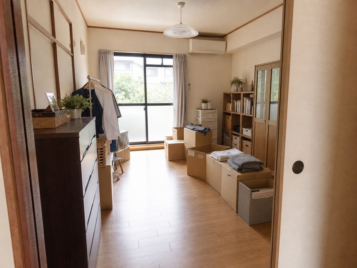部屋全体を入口から撮影した写真見積もり用の参考例