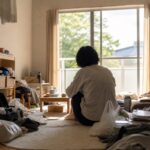 うつ病で部屋が片付けられない状態のイメージ