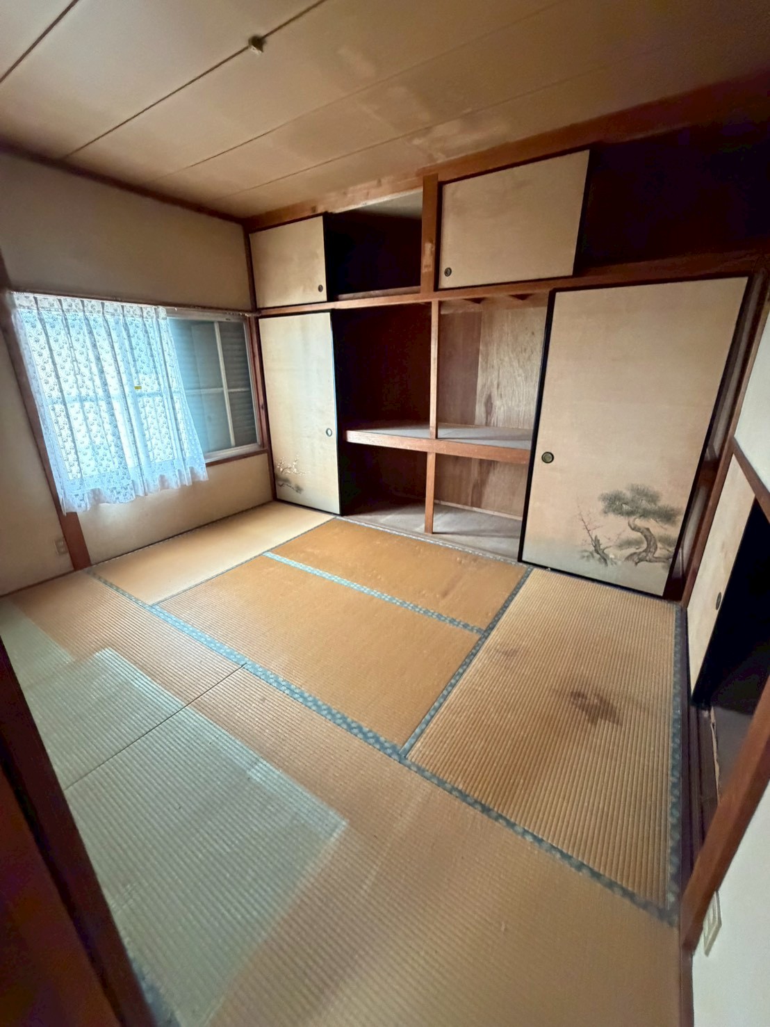 安城市大山町の売却前片付け 室内整理後の和室