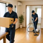 不用品回収と掃除を同時に依頼して家全体をスッキリ片付ける様子