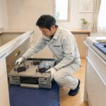 岐阜 不用品回収 ガスコンロ処分 スタッフ作業