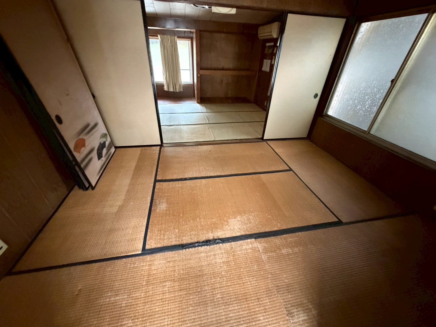 岐阜県飛騨市の家財整理後の板間