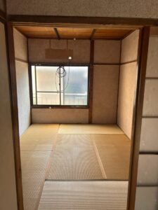作業後・和室