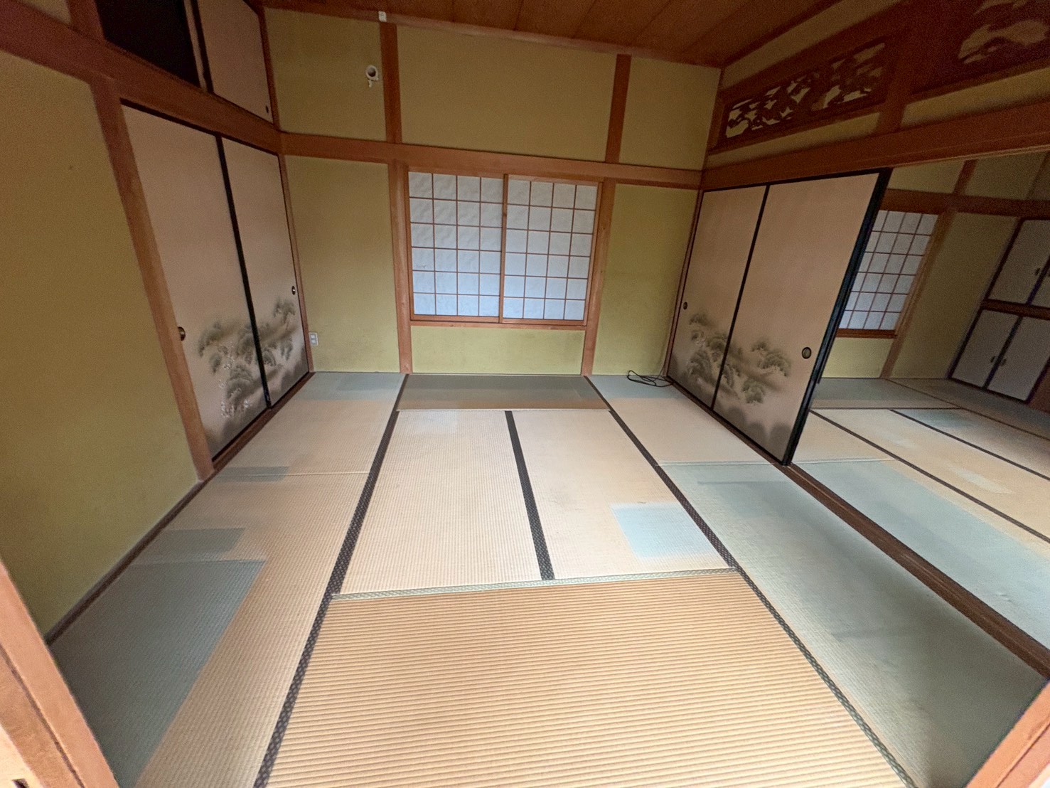 安城市根崎町の家財整理後 和室確認
