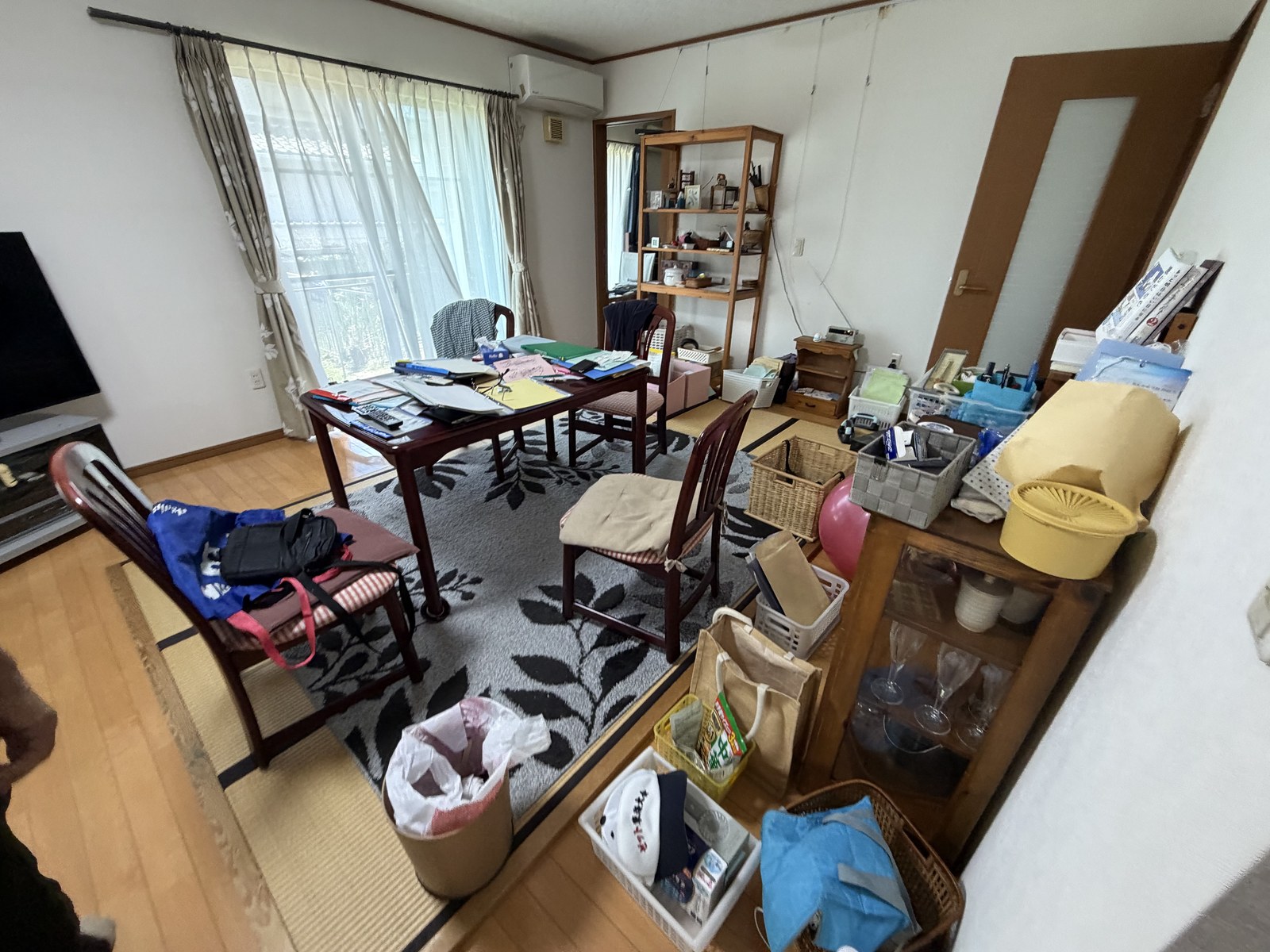 作業前・室内の物量