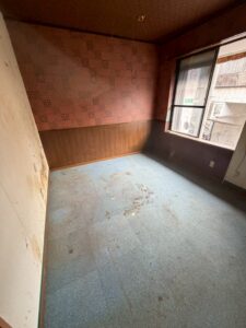 作業終了後・室内全体