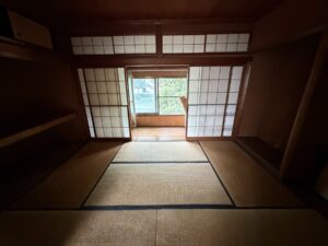 名古屋市中区松原 解体前残置物撤去後の和室