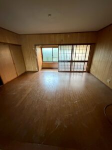 名古屋市中川区吉津 解体前空き家 和室の片付け後