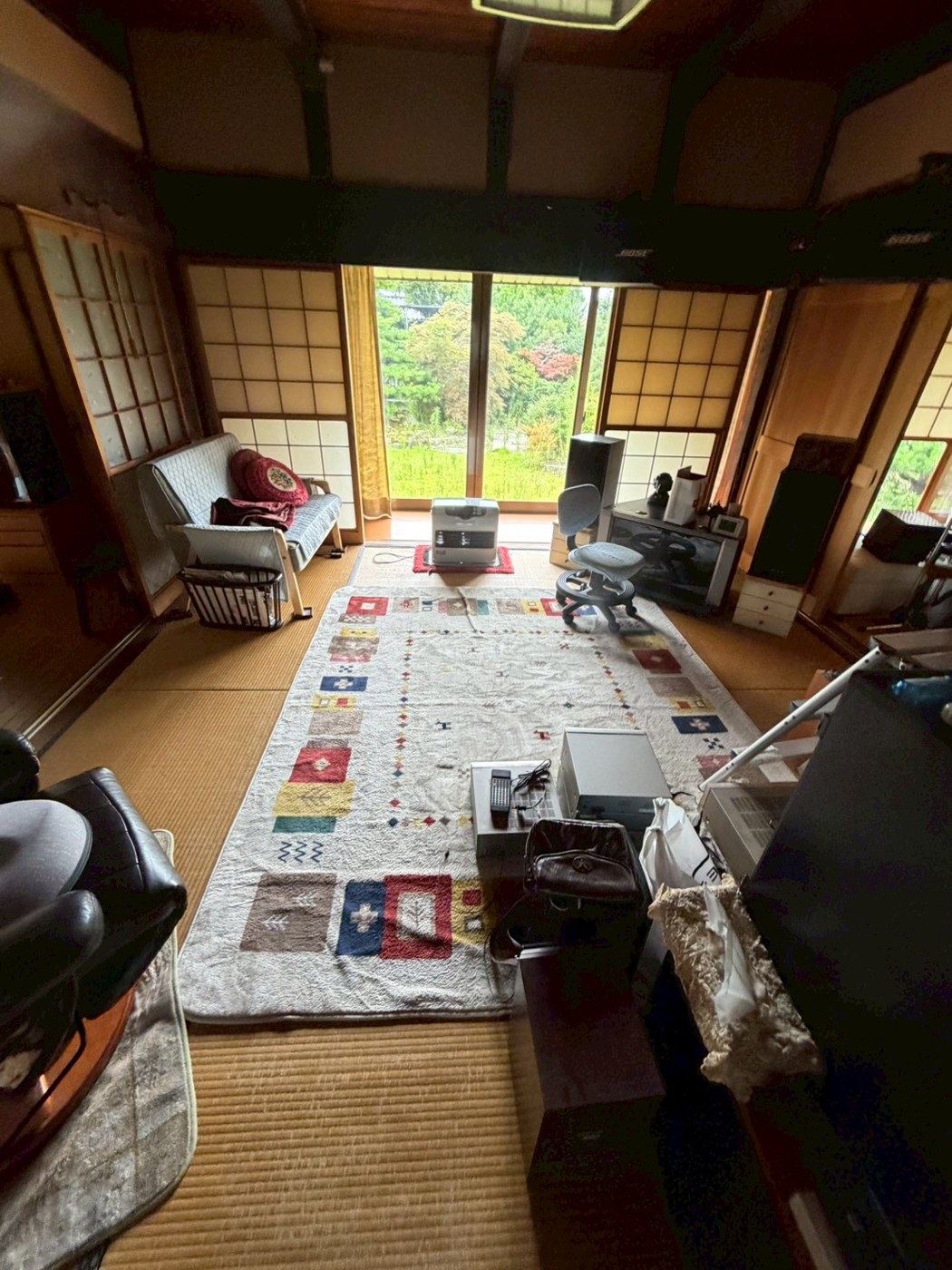 和室の片付け前