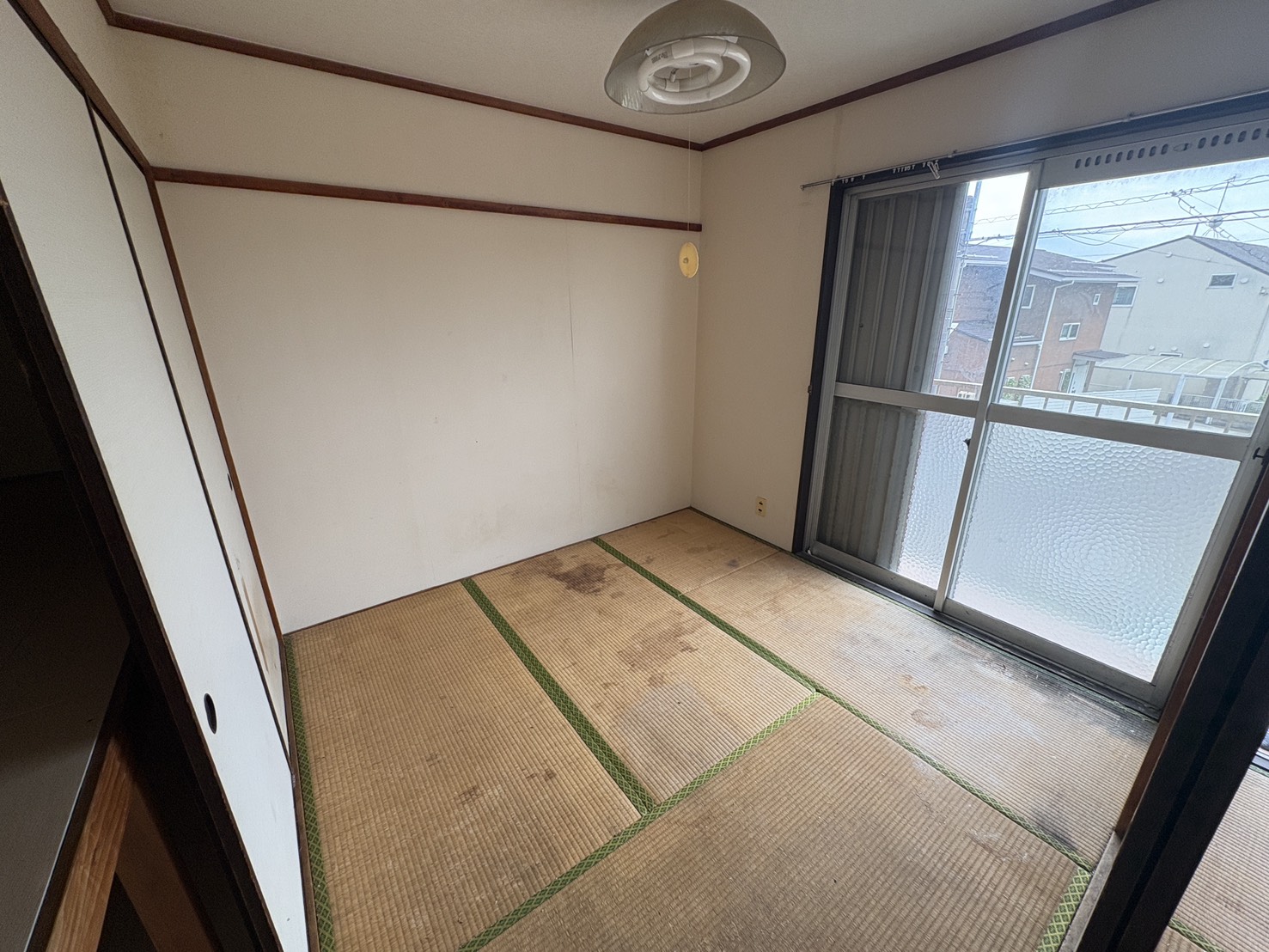 大口町中小口の集合住宅片付け 作業後の居室