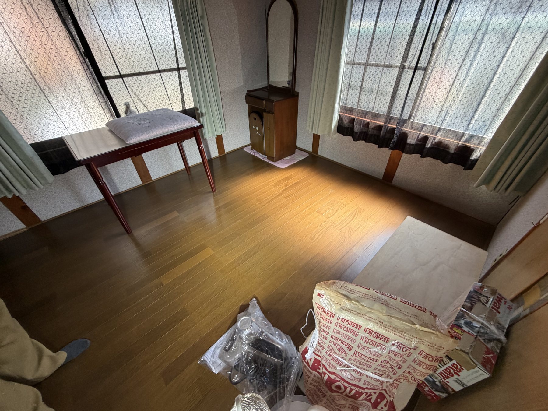 土岐市妻木町の作業前・居室