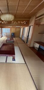 作業後・広い和室