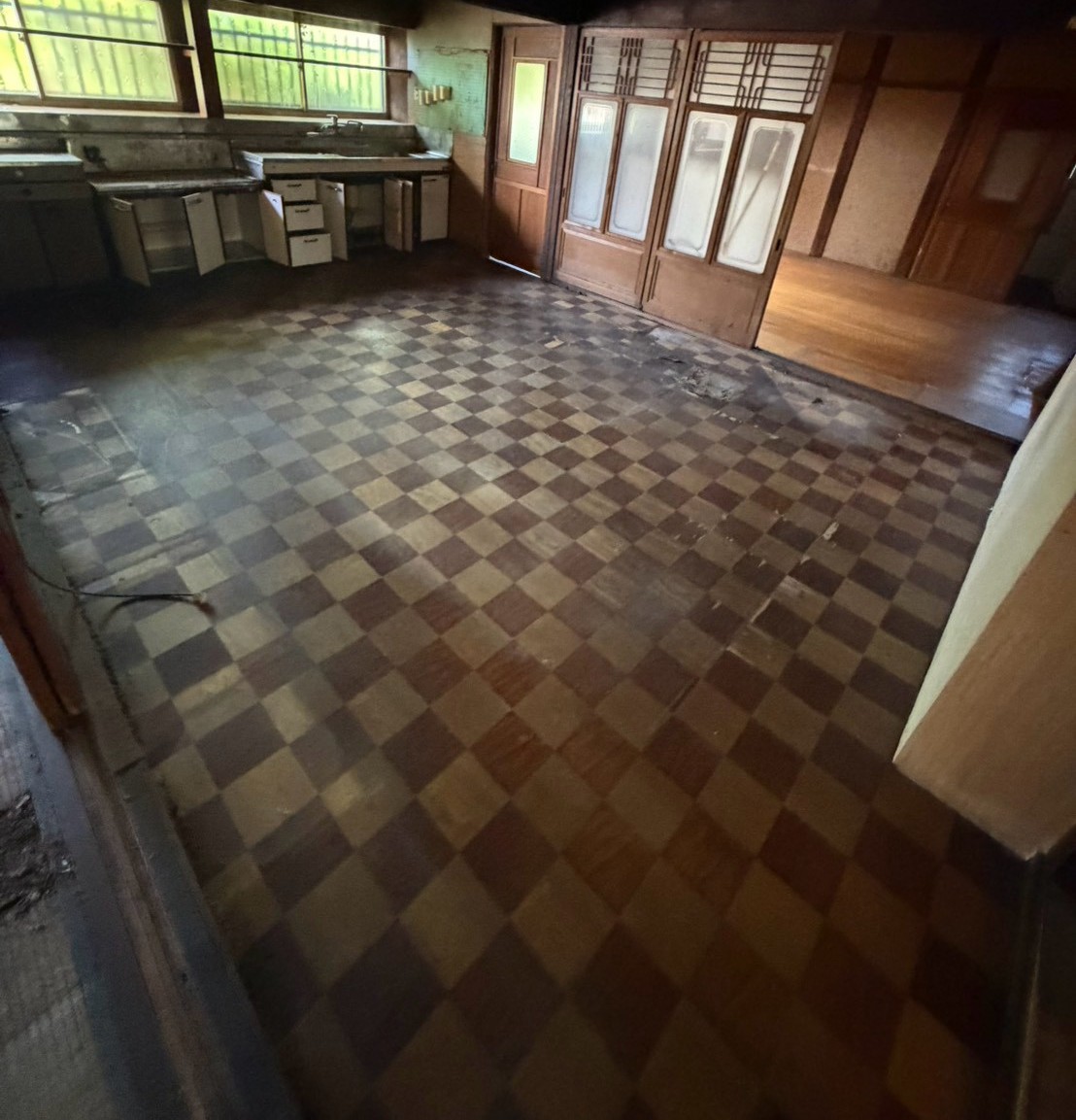 作業後・キッチン