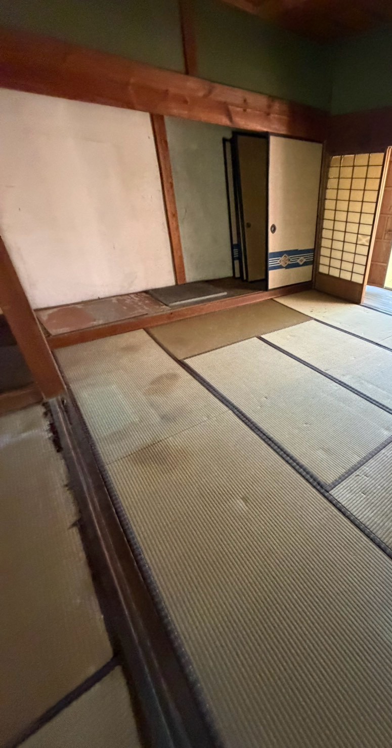 作業後・広い和室