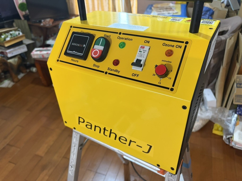 カイコーポレーションの業務用オゾン発生器 Panther-J の参考写真