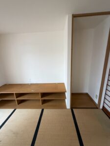 家財回収後の和室