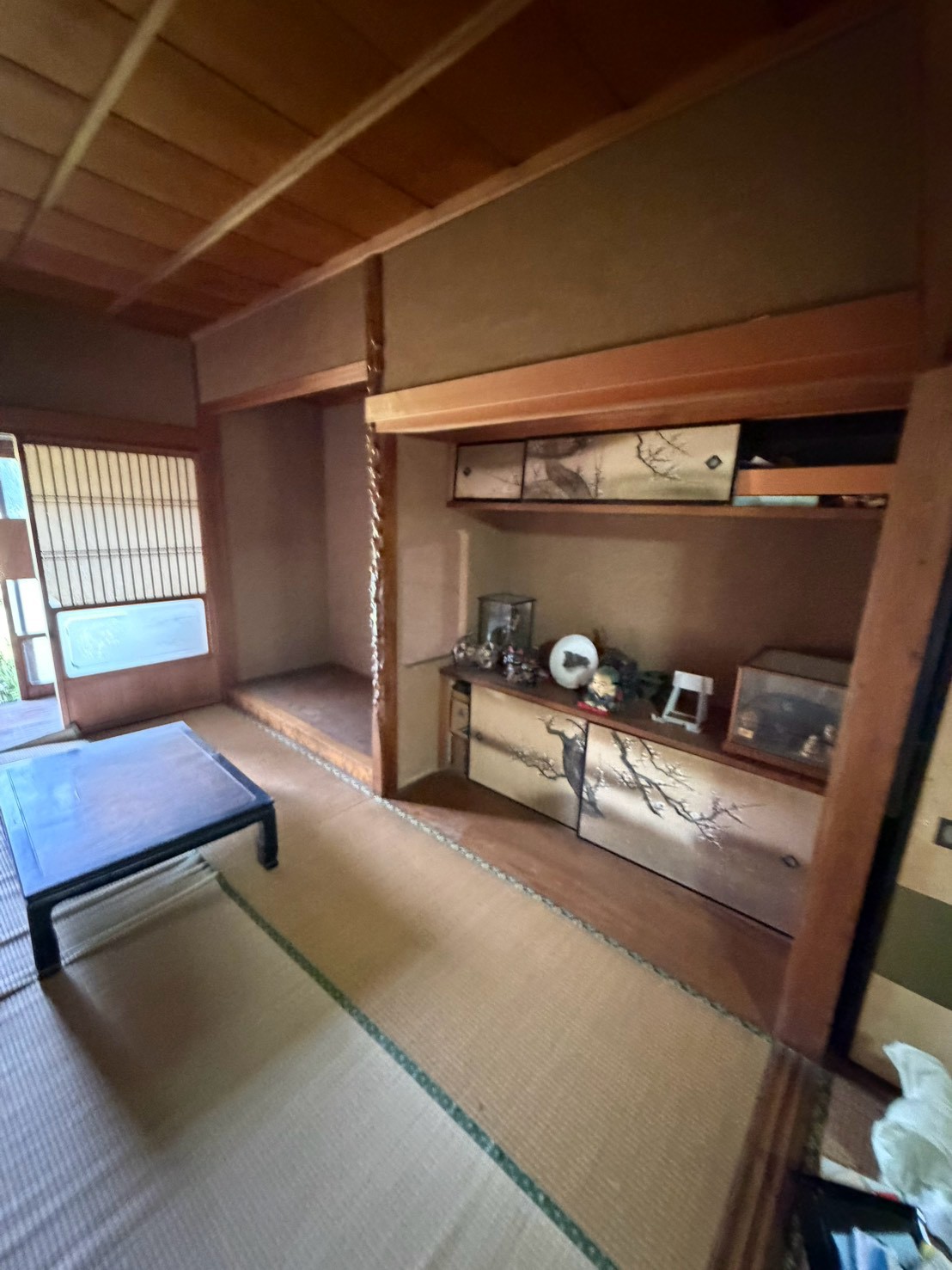 可児市矢戸の和室・家財整理前