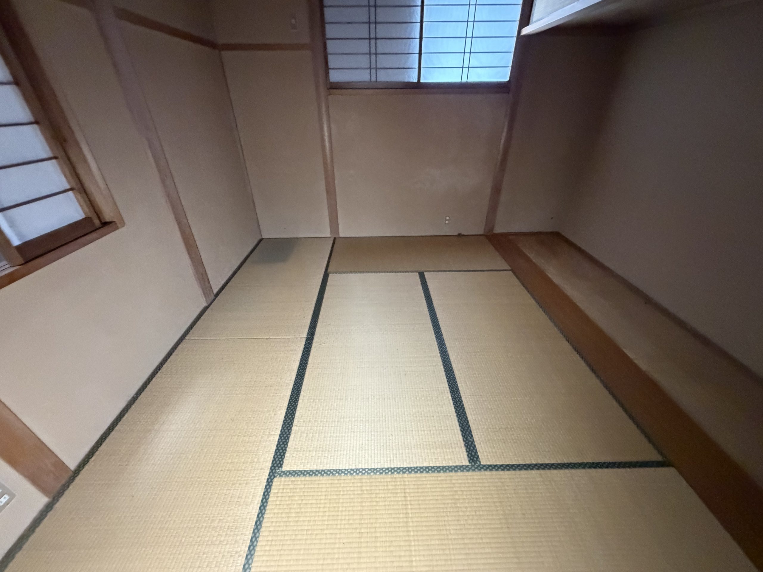 春日井市不二町の家財回収後の別の和室