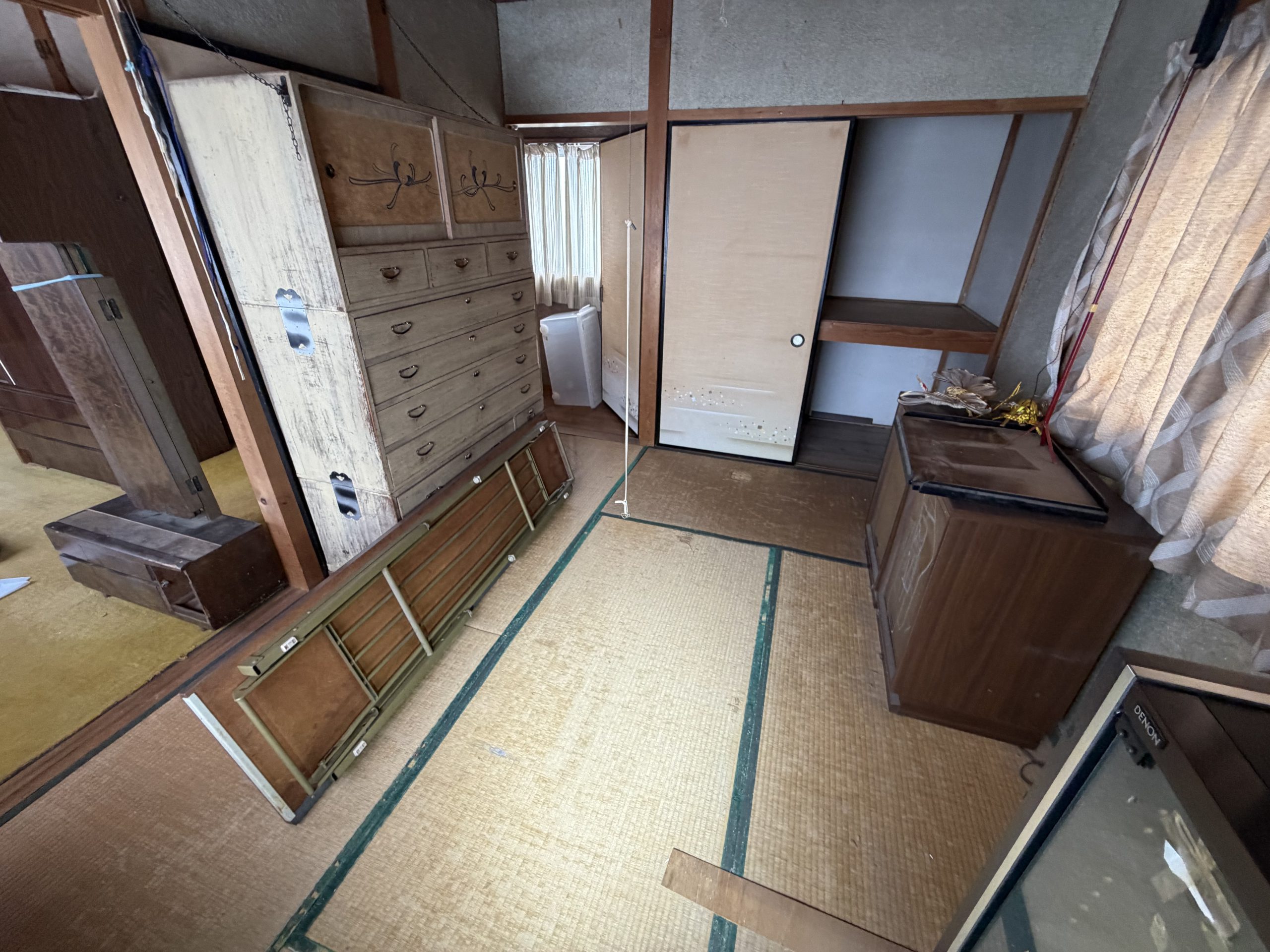 名古屋市緑区池上台の和室・家財整理前