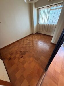 大垣市林町・洋室のゴミ回収後