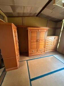 豊田市小川町・残置物撤去前の和室